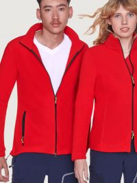 Leichte Fleecejacke Herren Rot